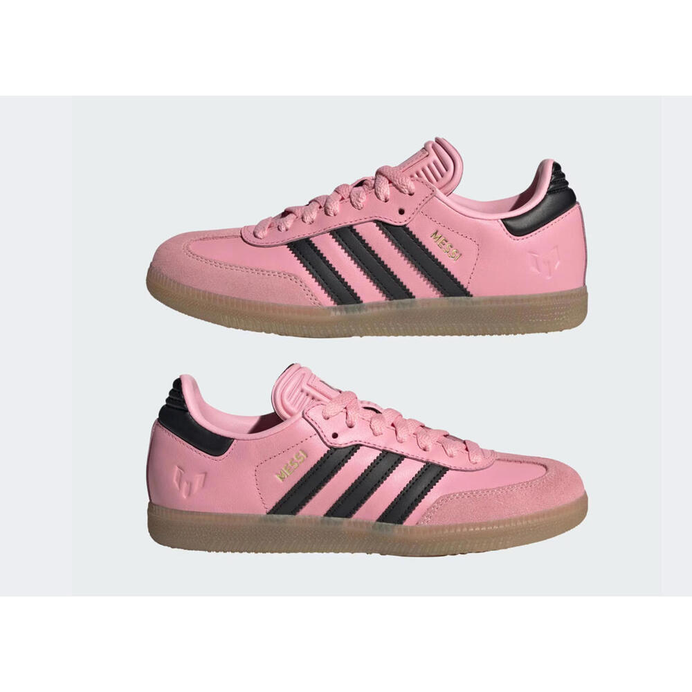 adidas Samba Indoor  Messi Light Pink Black (GS)  JR0424 Size 4.5Y Soccer